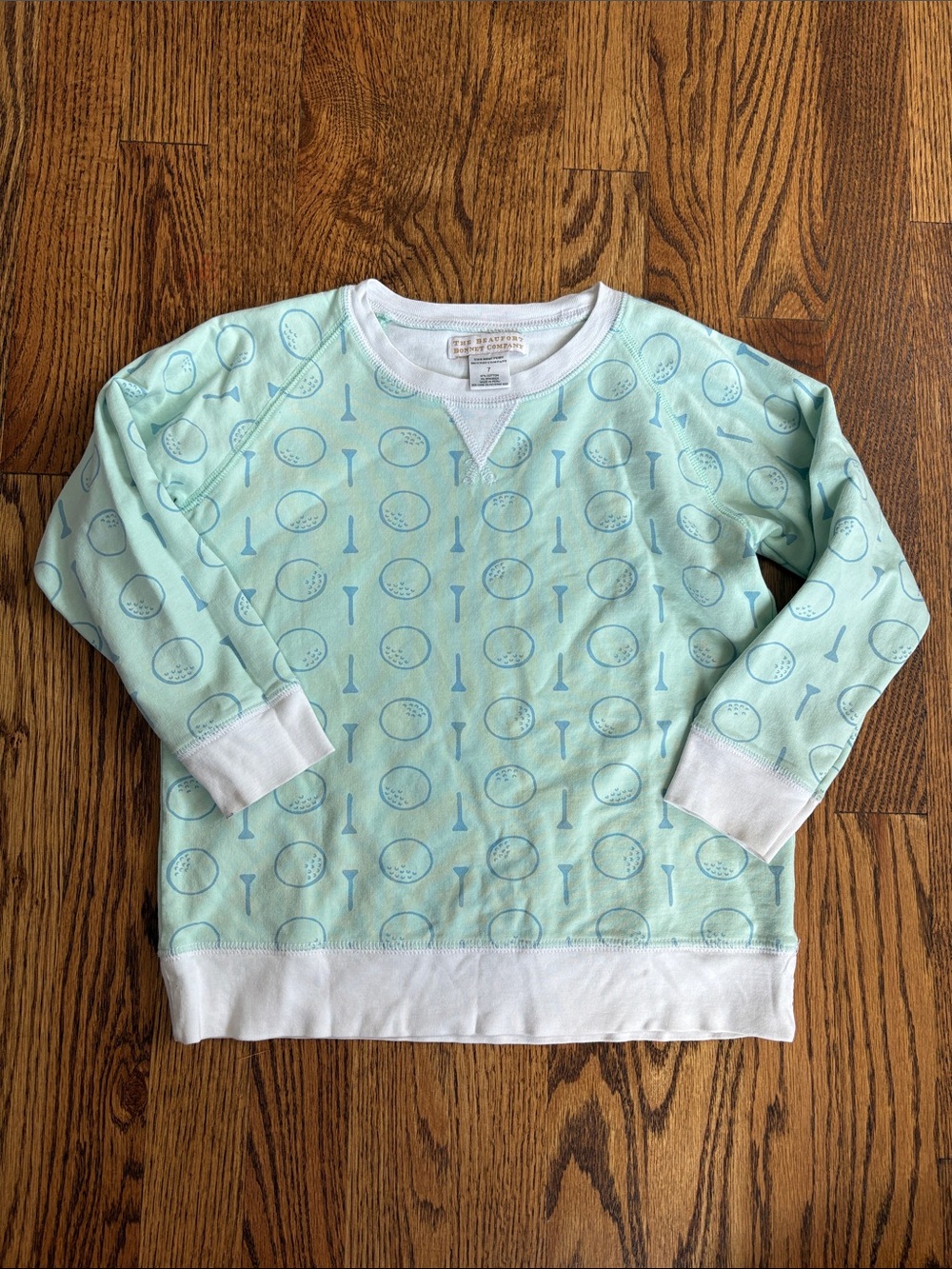 The Beaufort Bonnet Company green You’re Tee-Rific Cassidy Crewneck, size 7.
